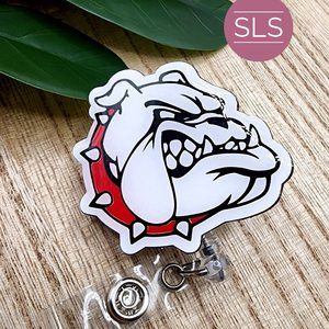 Bulldog Badge Reel-Sport Lanyard